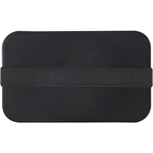 MIYO Lunchbox , schwarz / schwarz, PP Kunststoff, 18,00cm x 6,00cm x 11,00cm (Länge x Höhe x Breite), Bild 5