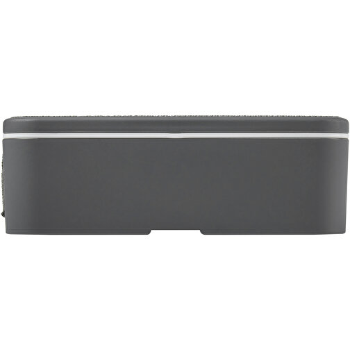 MIYO Lunchbox , grau / grau, PP Kunststoff, 18,00cm x 6,00cm x 11,00cm (Länge x Höhe x Breite), Bild 3