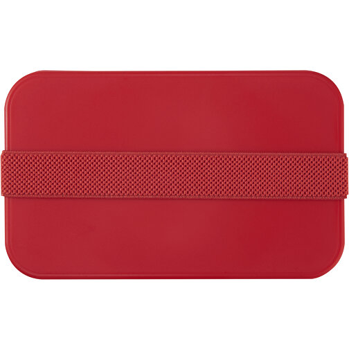 MIYO Lunchbox , rot / rot, PP Kunststoff, 18,00cm x 6,00cm x 11,00cm (Länge x Höhe x Breite), Bild 5