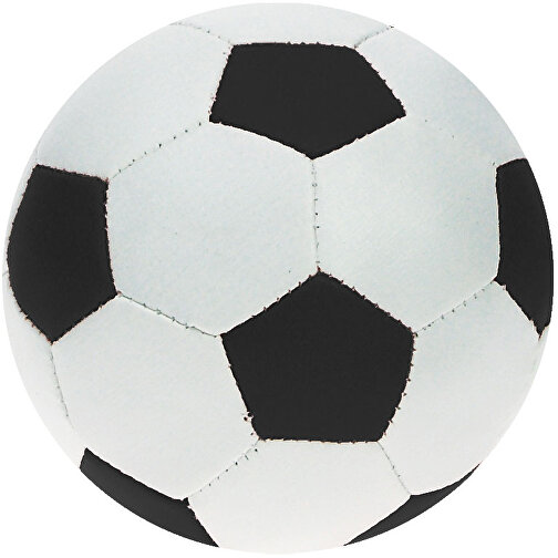 Softball 'Mini-Fußball' , weiß/schwarz, Kunststoff, , Bild 1