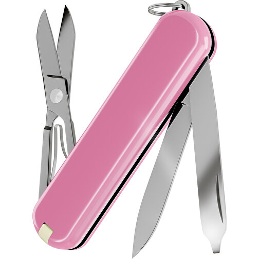 CLASSIC SD COLORS - Victorinox Schweizer Messer , Victorinox, Cherry Blossom, hochlegierter, rostfreier Stahl, 5,80cm x 0,90cm x 1,80cm (Länge x Höhe x Breite), Bild 2