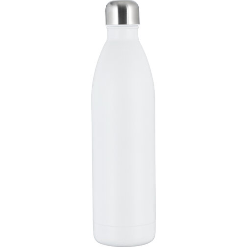 Thermotrinkflasche RETUMBLER-NIZZA XL , Retumbler, silber / weiss, Edelstahl, Kunststoff, Silikon, 303,00cm x 42,50cm x 80,00cm (Länge x Höhe x Breite), Bild 1