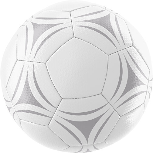 Fußball Platinum 30-Panel-Matchball - Individuell Bedruckt Und Handgenäht , weiß / hellgrau, PU, 4-lagig, , Bild 1