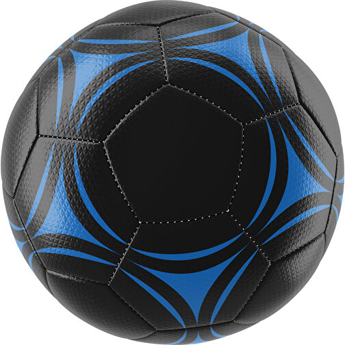 Fußball Platinum 30-Panel-Matchball - Individuell Bedruckt Und Handgenäht , schwarz / kobaltblau, PU, 4-lagig, , Bild 1
