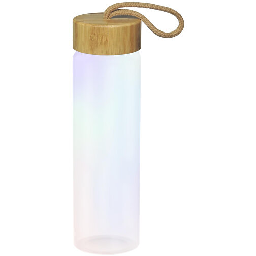 Glasflaske 'Bamboo', 0,65 l, farve, Billede 1