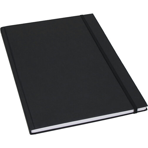 Notizbuch 'Note' A4 , schwarz, Papier-Pappe, 29,70cm x 1,30cm x 21,00cm (Länge x Höhe x Breite), Bild 1