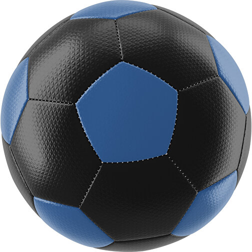 Fußball Platinum 30-Panel-Matchball - Individuell Bedruckt Und Handgenäht , schwarz / dunkelblau, PU, 4-lagig, , Bild 1