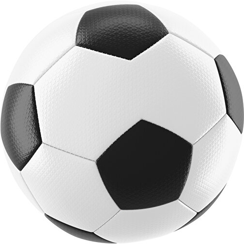 Fußball Platinum 30-Panel-Matchball - Individuell Bedruckt Und Handgenäht , weiß / schwarz, PU, 4-lagig, , Bild 1