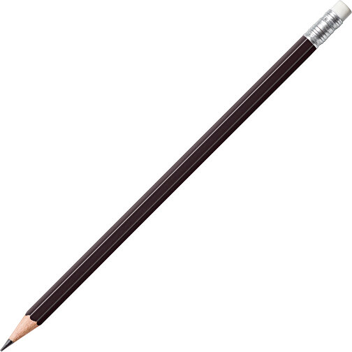 STAEDTLER Bleistift Hexagonal Mit Radiertip , Staedtler, schwarz, Holz, 18,70cm x 0,80cm x 0,80cm (Länge x Höhe x Breite), Bild 2