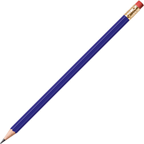 STAEDTLER Bleistift Hexagonal Mit Radiertip , Staedtler, blau, Holz, 18,70cm x 0,80cm x 0,80cm (Länge x Höhe x Breite), Bild 2