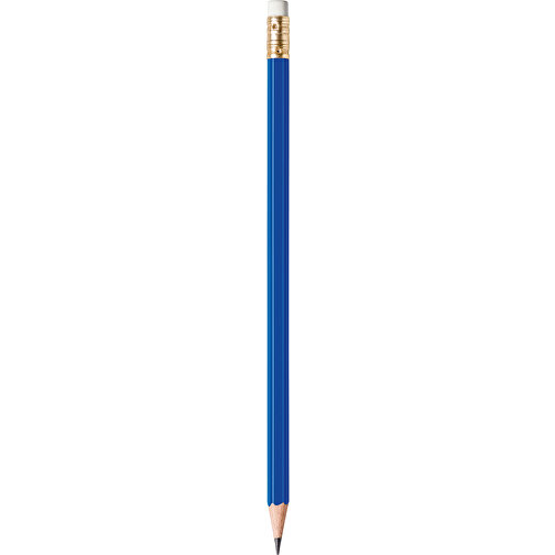 STAEDTLER Bleistift Hexagonal Mit Radiertip , Staedtler, blau, Holz, 18,70cm x 0,80cm x 0,80cm (Länge x Höhe x Breite), Bild 1