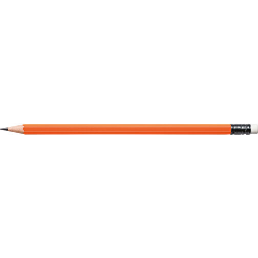 STAEDTLER Bleistift Hexagonal Mit Radiertip , Staedtler, orange, Holz, 18,70cm x 0,80cm x 0,80cm (Länge x Höhe x Breite), Bild 3