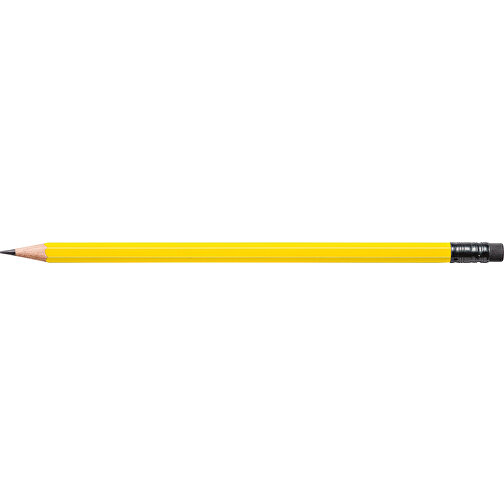 STAEDTLER Bleistift Hexagonal Mit Radiertip , Staedtler, gelb, Holz, 18,70cm x 0,80cm x 0,80cm (Länge x Höhe x Breite), Bild 3