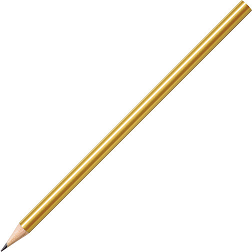 STAEDTLER Bleistift Rund , Staedtler, gold metallic, Holz, 17,50cm x 0,80cm x 0,80cm (Länge x Höhe x Breite), Bild 2