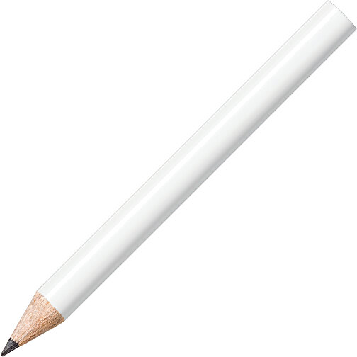 STAEDTLER Bleistift Rund, Halbe Länge , Staedtler, weiß, Holz, 8,70cm x 0,80cm x 0,80cm (Länge x Höhe x Breite), Bild 2