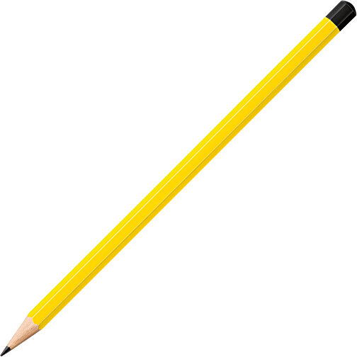 STAEDTLER Bleistift Hexagonal Mit Tauchkappe , Staedtler, gelb, Holz, 17,60cm x 0,80cm x 0,80cm (Länge x Höhe x Breite), Bild 2
