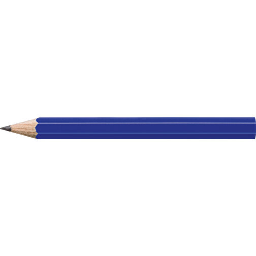 STAEDTLER Bleistift Hexagonal, Halbe Länge , Staedtler, blau, Holz, 8,70cm x 0,80cm x 0,80cm (Länge x Höhe x Breite), Bild 3
