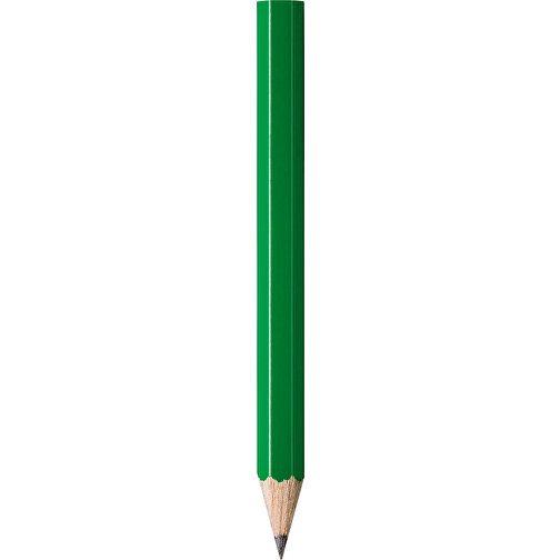 STAEDTLER Bleistift Hexagonal, Halbe Länge , Staedtler, grün, Holz, 8,70cm x 0,80cm x 0,80cm (Länge x Höhe x Breite), Bild 1