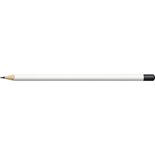STAEDTLER Bleistift In Dreikantform Mit Tauchkappe , Staedtler, weiß, Holz, 17,60cm x 0,90cm x 0,90cm (Länge x Höhe x Breite), Bild 3