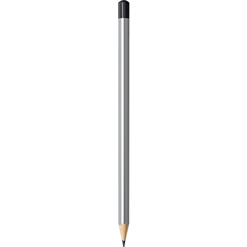 STAEDTLER Bleistift In Dreikantform Mit Tauchkappe , Staedtler, silber, Holz, 17,60cm x 0,90cm x 0,90cm (Länge x Höhe x Breite), Bild 1