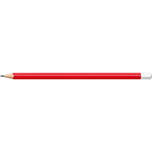 STAEDTLER Bleistift In Dreikantform Mit Tauchkappe , Staedtler, rot, Holz, 17,60cm x 0,90cm x 0,90cm (Länge x Höhe x Breite), Bild 3