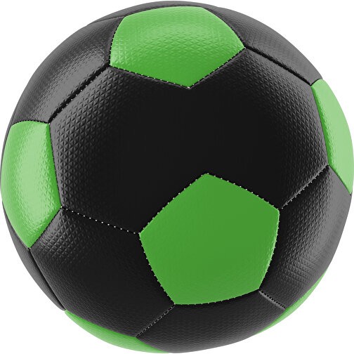 Fußball Platinum 30-Panel-Matchball - Individuell Bedruckt Und Handgenäht , schwarz / grasgrün, PU, 4-lagig, , Bild 1