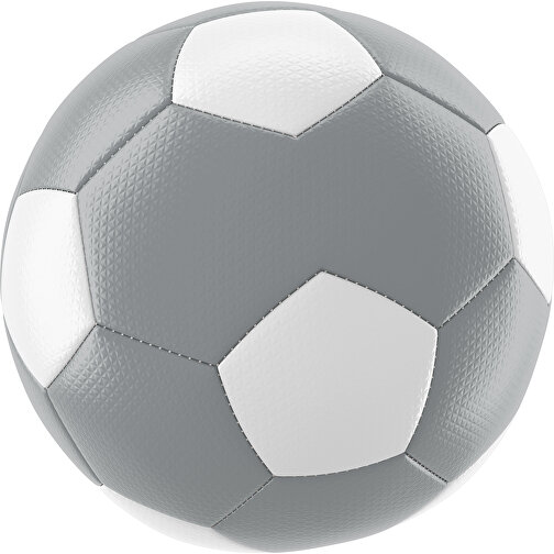Fußball Platinum 30-Panel-Matchball - Individuell Bedruckt Und Handgenäht , silber / weiß, PU, 4-lagig, , Bild 1