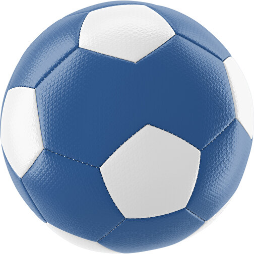 Fußball Platinum 30-Panel-Matchball - Individuell Bedruckt Und Handgenäht , dunkelblau / weiß, PU, 4-lagig, , Bild 1