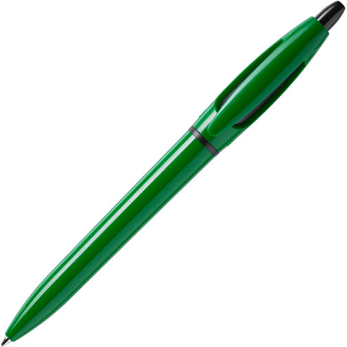 Kugelschreiber S! Extra Hardcolour , grün / schwarz, ABS, 13,50cm (Länge), Bild 1