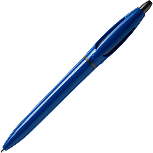 Kugelschreiber S! Extra Hardcolour , dunkelblau / schwarz, ABS, 13,50cm (Länge), Bild 1