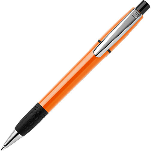 Kugelschreiber Semyr Grip Hardcolour , orange, ABS & Metall, 13,70cm (Länge), Bild 1