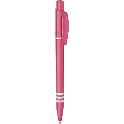 Kugelschreiber Tropic Colour Hardcolour , dunkelrosé, ABS, 13,80cm (Höhe), Bild 1