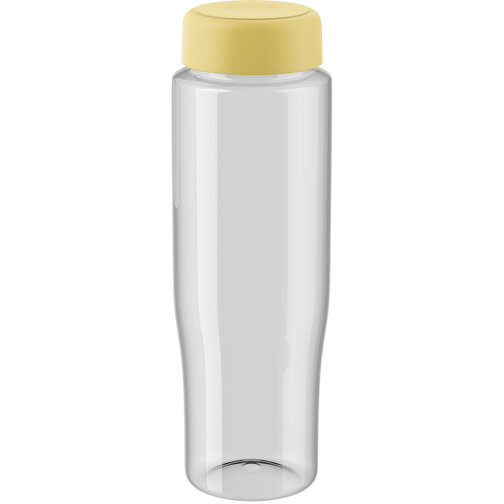 H2O Active® Tempo 700 Ml Sportflasche Mit Drehdeckel , transparent / gelb, 30% PP-Kunststoff, 70% PET-Kunststoff, 22,00cm (Höhe), Bild 1