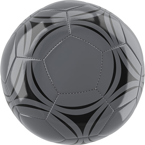 Fußball Gold 32-Panel-Promotionball - Individuell Bedruckt , dunkelgrau / schwarz, PU/PVC, 3-lagig, , Bild 1