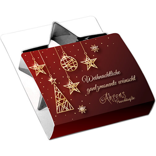 Backförmchen Single-Pack - Weihnachten - Glocke 4/0-c , individuell, Papier, Edelstahl, 7,50cm x 1,50cm x 6,00cm (Länge x Höhe x Breite), Bild 3