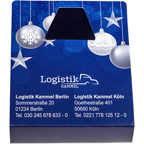Backförmchen Single-Pack - Weihnachten - Glocke 4/0-c , individuell, Papier, Edelstahl, 7,50cm x 1,50cm x 6,00cm (Länge x Höhe x Breite), Bild 4