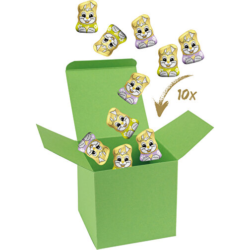 ColorBox Mini Gold Bunny - Hellgrün , hellgrün, Pappe, 5,50cm x 5,50cm x 5,50cm (Länge x Höhe x Breite), Bild 1