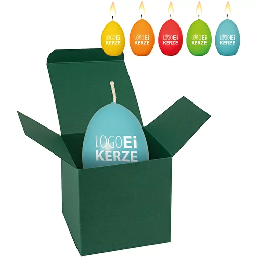 ColorBox LogoEggg Candle - ciemna zielen, Obraz 1