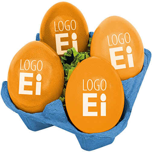 LogoEgg 4er-Box - niebieski - pomaranczowy, Obraz 1