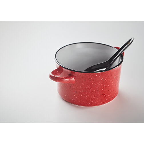 Piga Bowl , rot, Keramik, , Bild 5