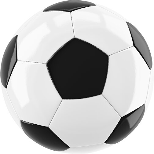 Fußball Gold 32-Panel-Promotionball - Individuell Bedruckt , weiß / schwarz, PU/PVC, 3-lagig, , Bild 1