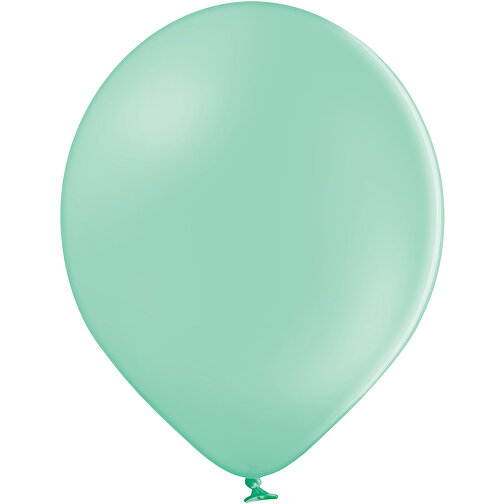 4C-Luftballons Mit TopQualityPrint , mintgrün, Naturkautschuk, , Bild 1