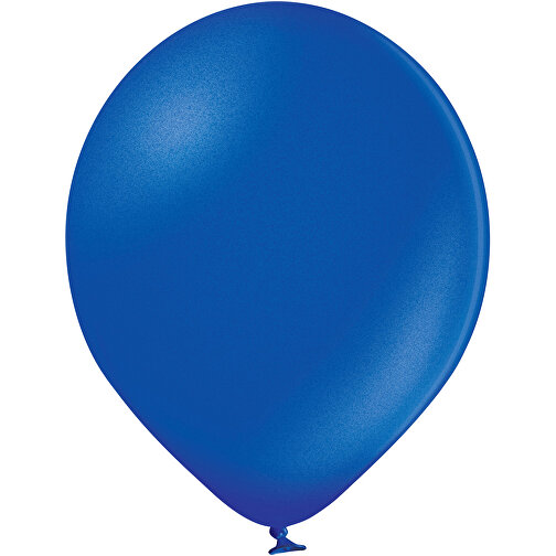 Metallicluftballon , royalblau, Naturkautschuk, , Bild 1