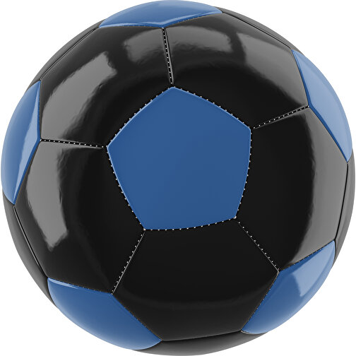 Fußball Gold 32-Panel-Promotionball - Individuell Bedruckt , schwarz / dunkelblau, PU/PVC, 3-lagig, , Bild 1