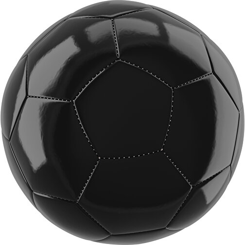 Fußball Gold 32-Panel-Promotionball - Individuell Bedruckt , schwarz / schwarz, PU/PVC, 3-lagig, , Bild 1
