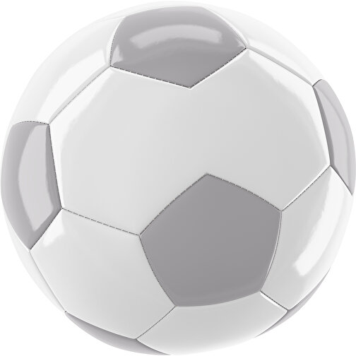 Fußball Gold 30-Panel-Promotionball - Individuell Bedruckt , weiß / hellgrau, PU/PVC, 3-lagig, , Bild 1