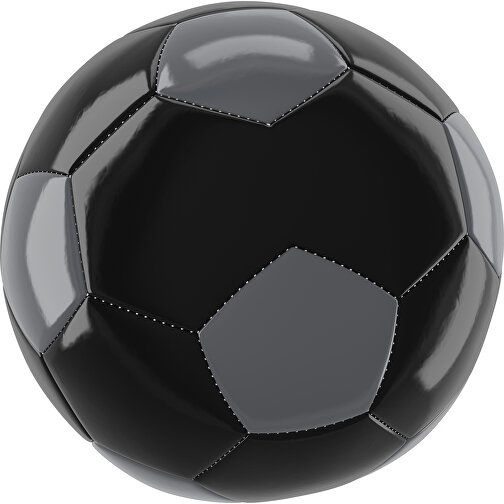 Fußball Gold 30-Panel-Promotionball - Individuell Bedruckt , schwarz / dunkelgrau, PU/PVC, 3-lagig, , Bild 1