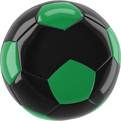 Fußball Gold 30-Panel-Promotionball - Individuell Bedruckt , schwarz / grün, PU/PVC, 3-lagig, , Bild 1