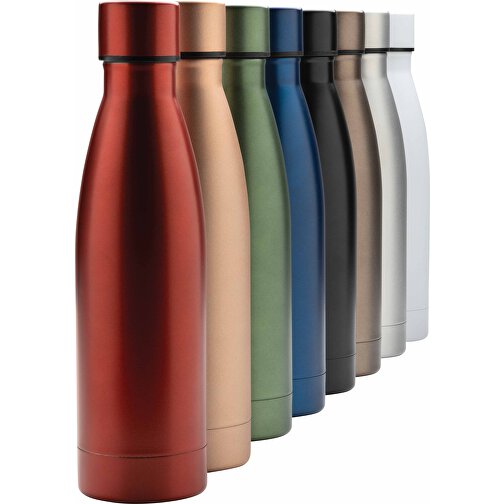 RCS Recycelte Stainless Steel Solid Vakuum-Flasche, Rot , rot, Rostfreier Stahl - recycelt, 26,00cm (Höhe), Bild 9