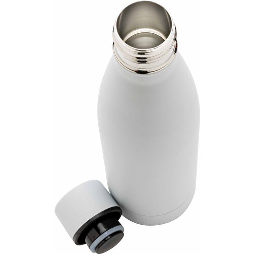 RCS Recycelte Stainless Steel Solid Vakuum-Flasche, Weiß , weiß, Rostfreier Stahl - recycelt, 26,00cm (Höhe), Bild 4